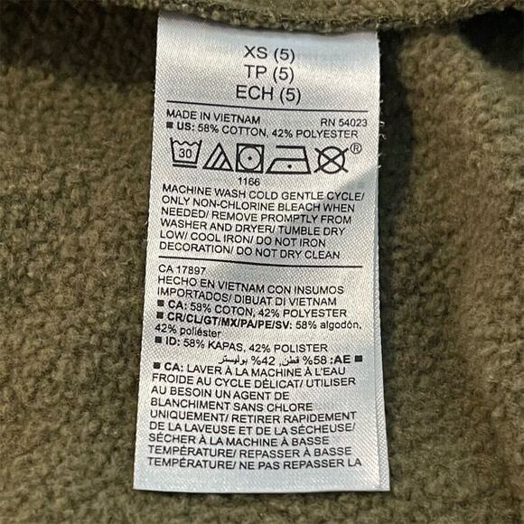 Old Navy Camo Joggers Green Elastic Waist Drawstring Ankle Cuffs Boy’s XS 5 - Picture 4 of 4